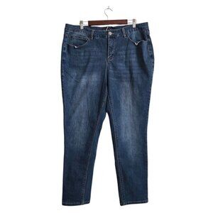 One 5 One High Rise Straight Leg Jeans Sz 18W